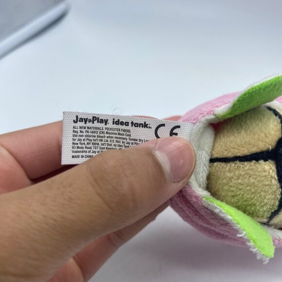 Flipazoo Plush Peppermint Puppy Bubblegum Bunny 2-in-1 Reversible JayPlay 6" - Picture 6 of 8